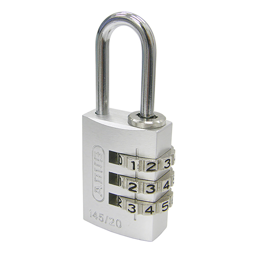 145 コンビネーション パドロック 145/20 TITANIUM (チタン:灰)_ABUS (アバス)